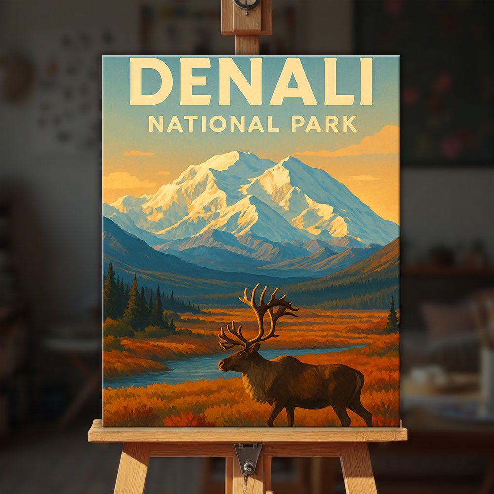 Denali National Park paint by numbers kit
