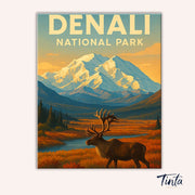 Denali National Park paint by numbers kit