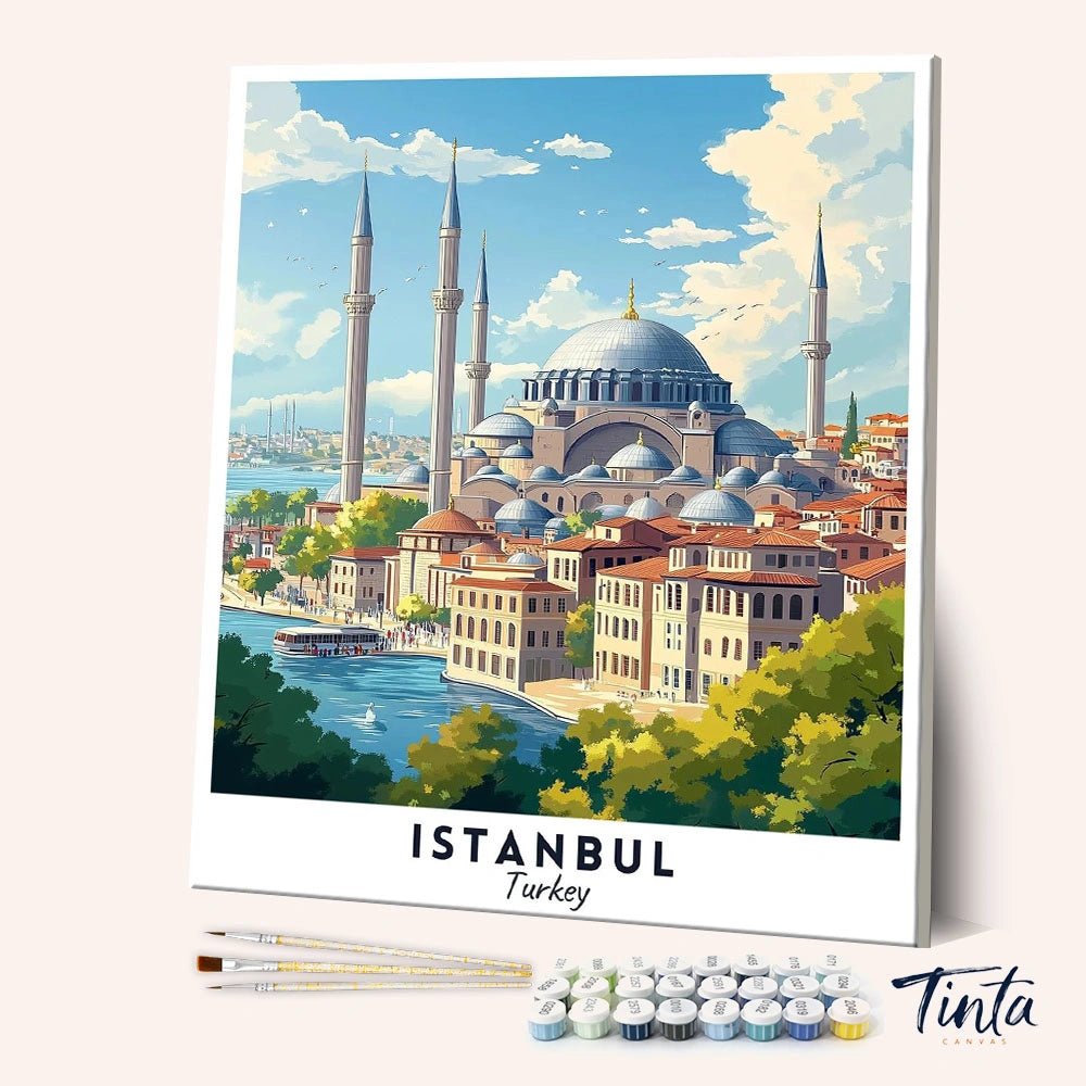 Estambul - Póster de viaje 