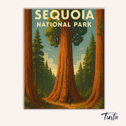 Sequoia National Park paint by numbers kit