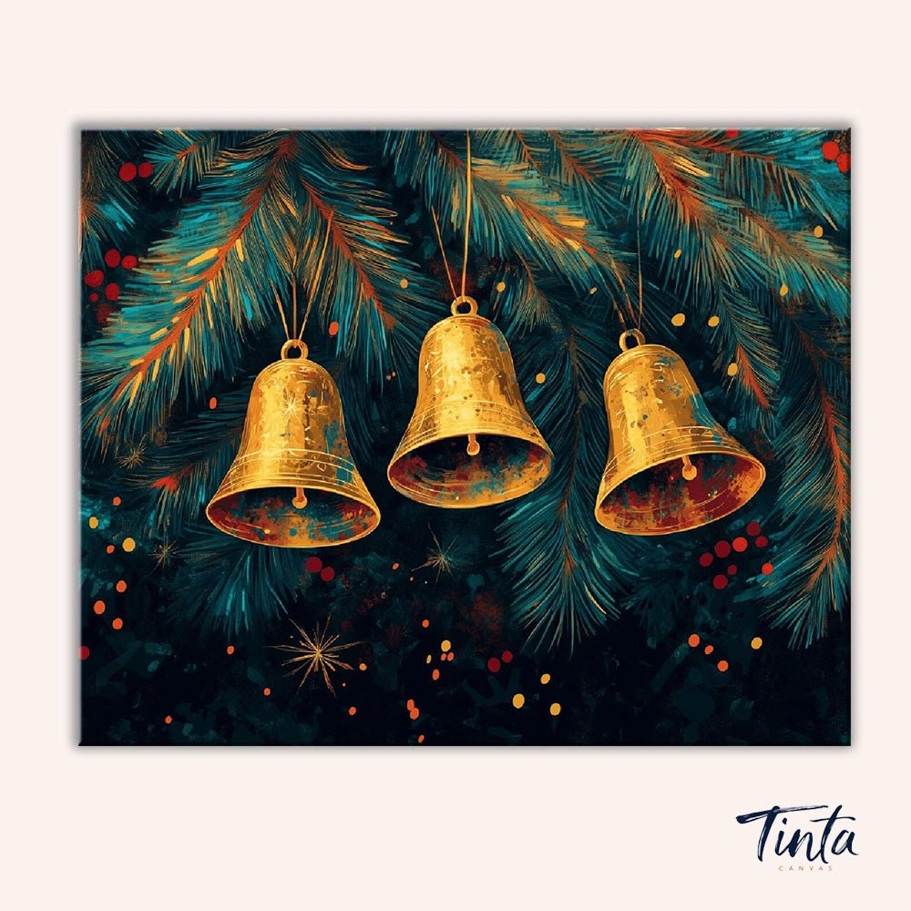 Festive Bells paint by numbers kit