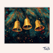 Festive Bells paint by numbers kit
