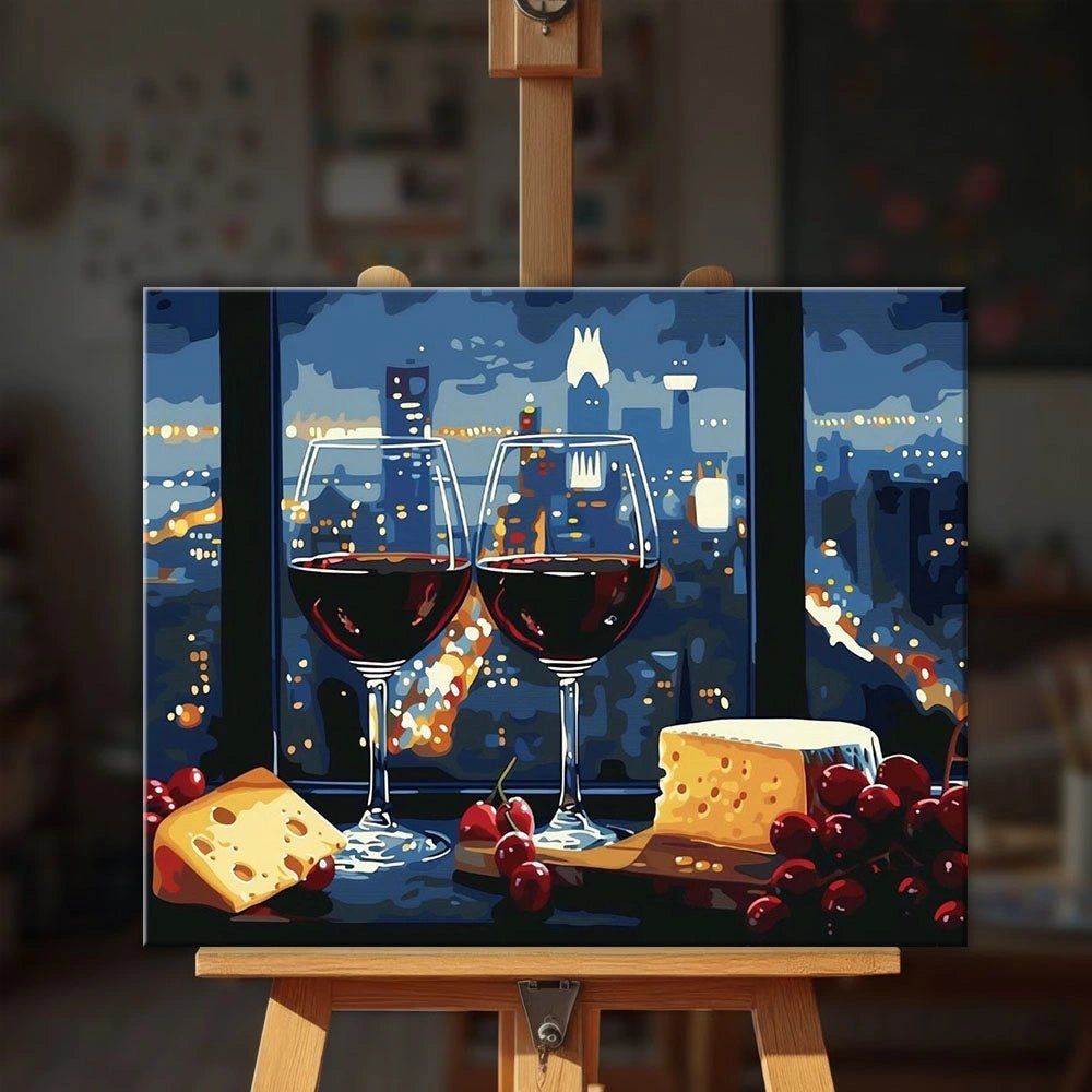 Evening for Two paint by numbers kit