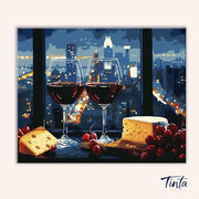Evening for Two paint by numbers kit