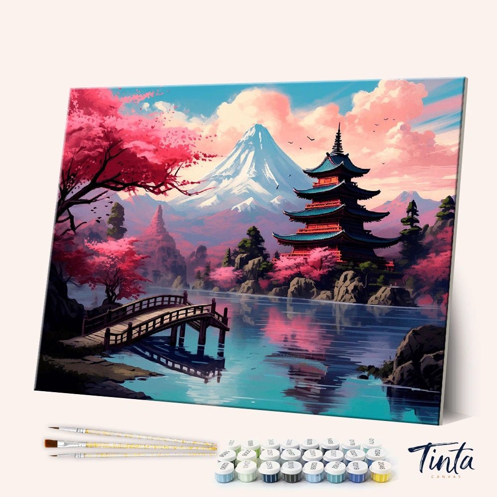 Eternal Fuji paint by numbers kit