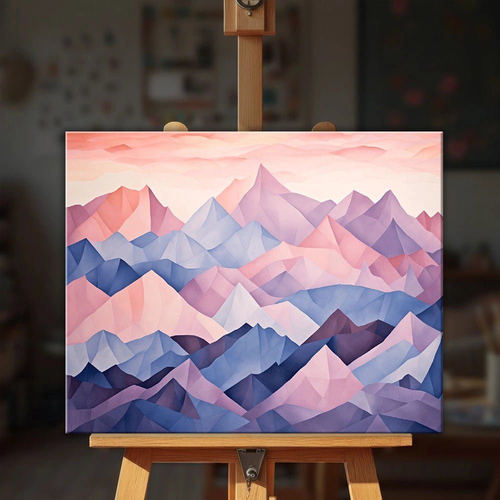 Endless Mountains paint by numbers kit