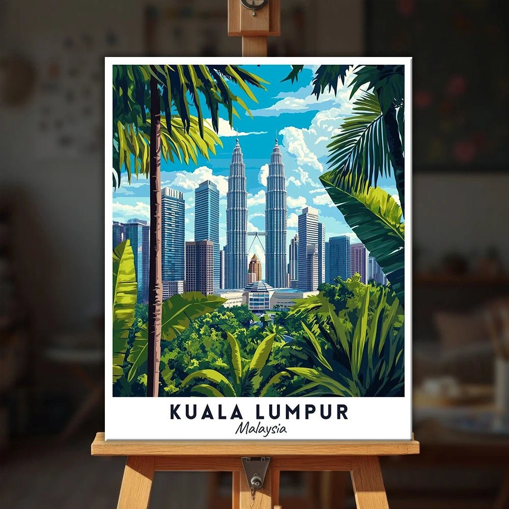 Kuala Lumpur - Póster de viaje