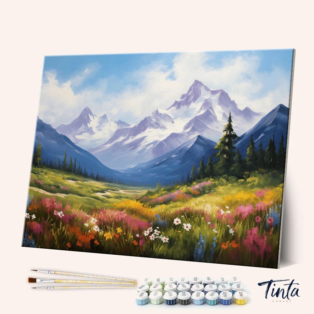 Enchanted Meadow paint by numbers kit