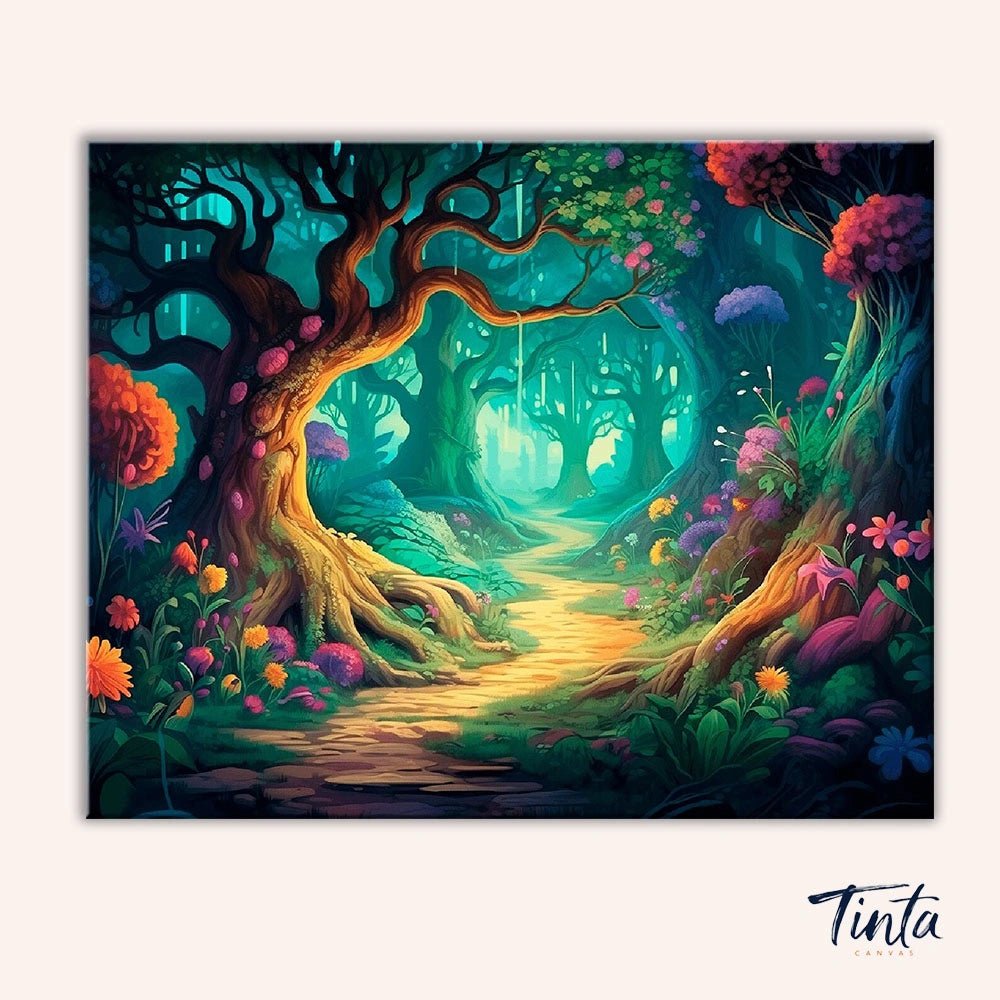 Enchanted Glade paint by numbers kit