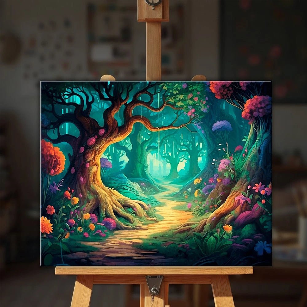 Enchanted Glade paint by numbers kit