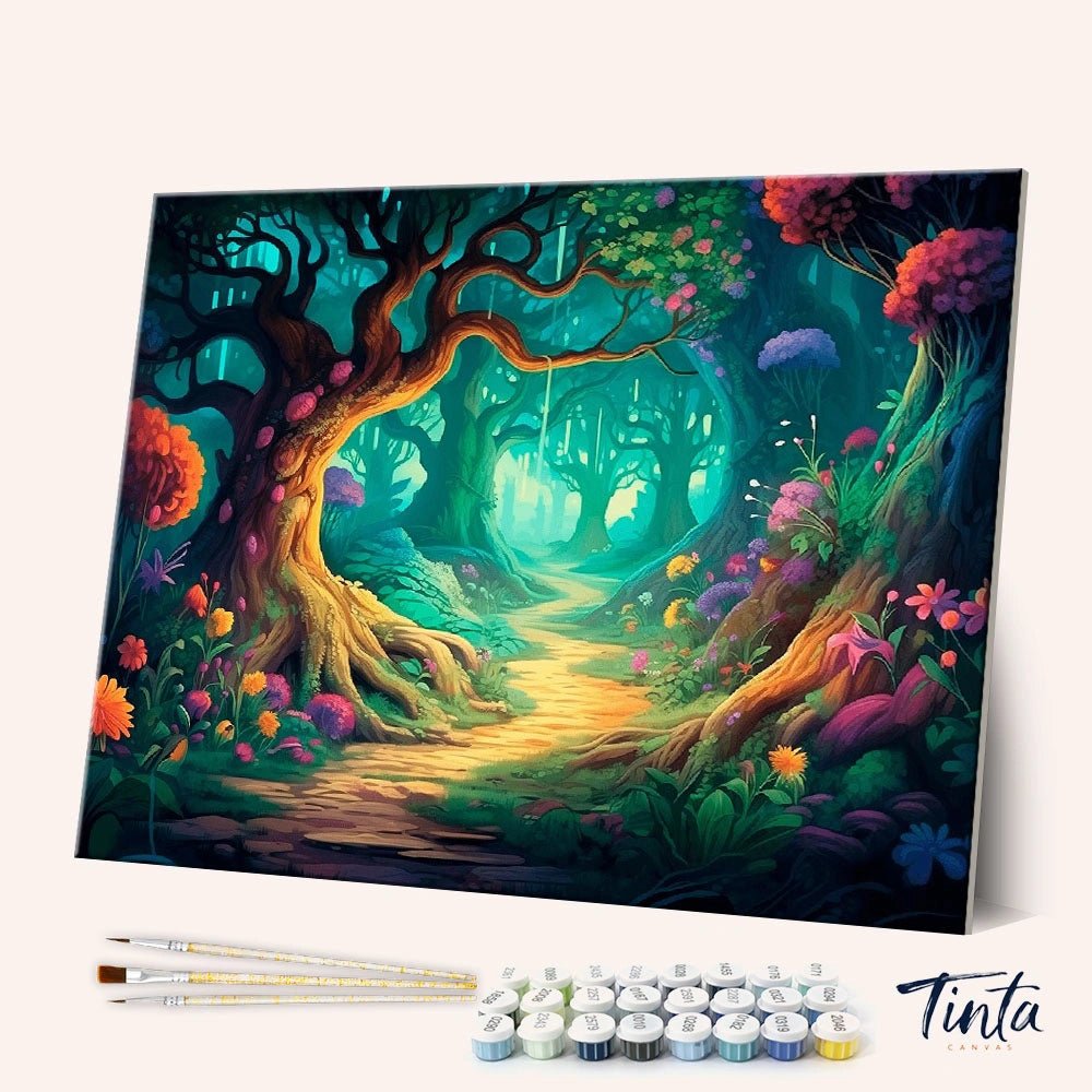 Enchanted Glade paint by numbers kit