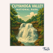 Cuyahoga Valley National Park paint by numbers kit