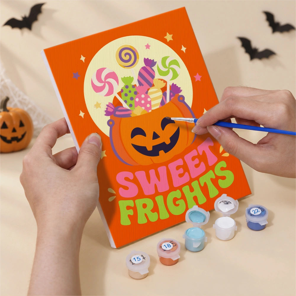 Spooky Sayings - Mini Paint by Numbers (6 Pieces)