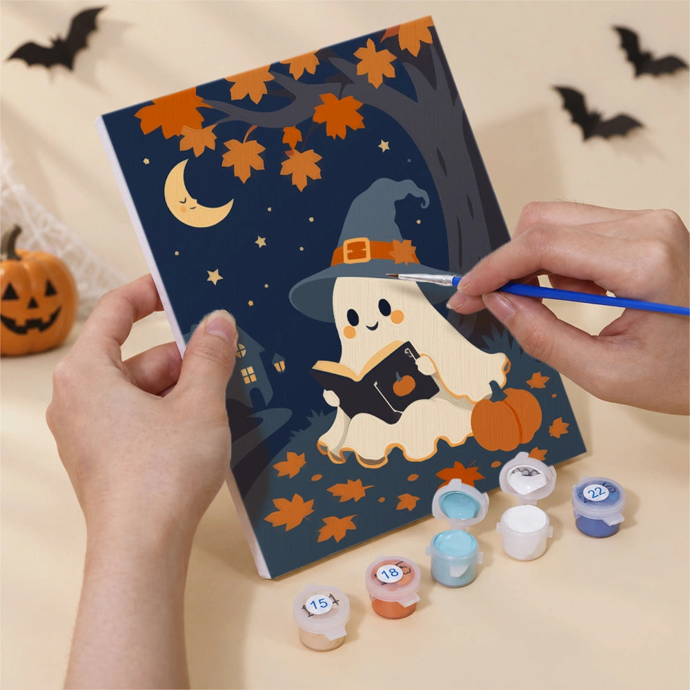 Little Witch Ghosts - Mini Paint by Numbers (6 Pieces)