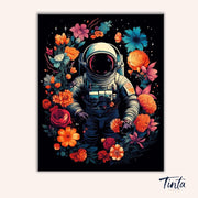 Where Space Blooms paint by numbers kit