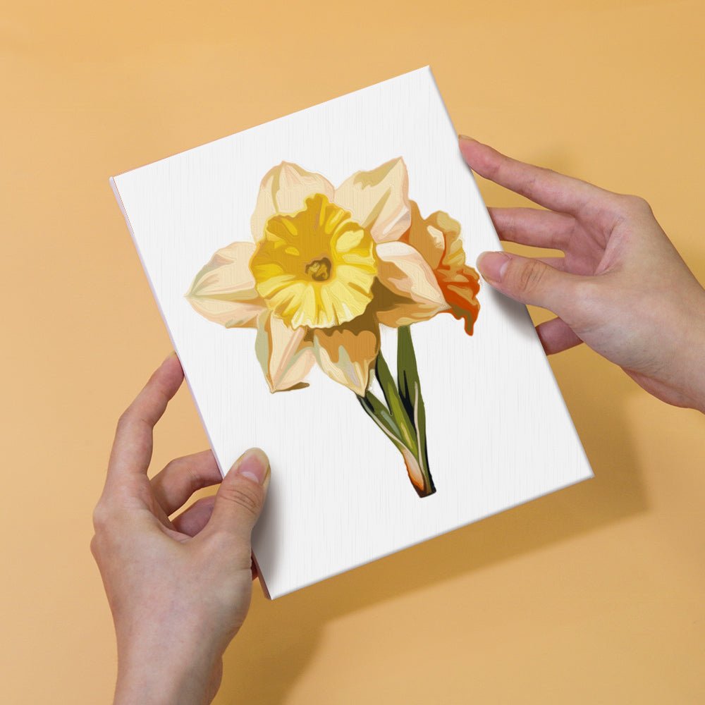 Fresh Meadow Florals - Mini Paint by Numbers Kit (6 Pieces)