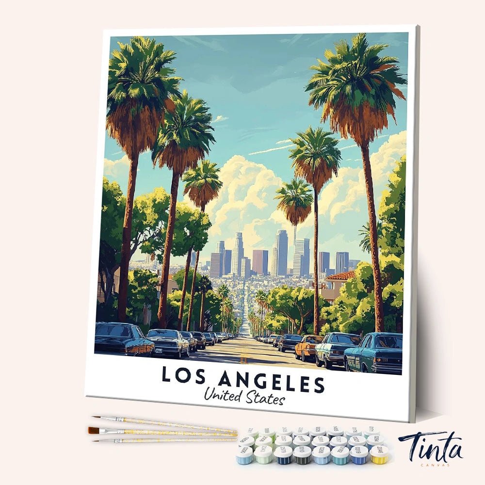 Los Ángeles - Póster de viaje