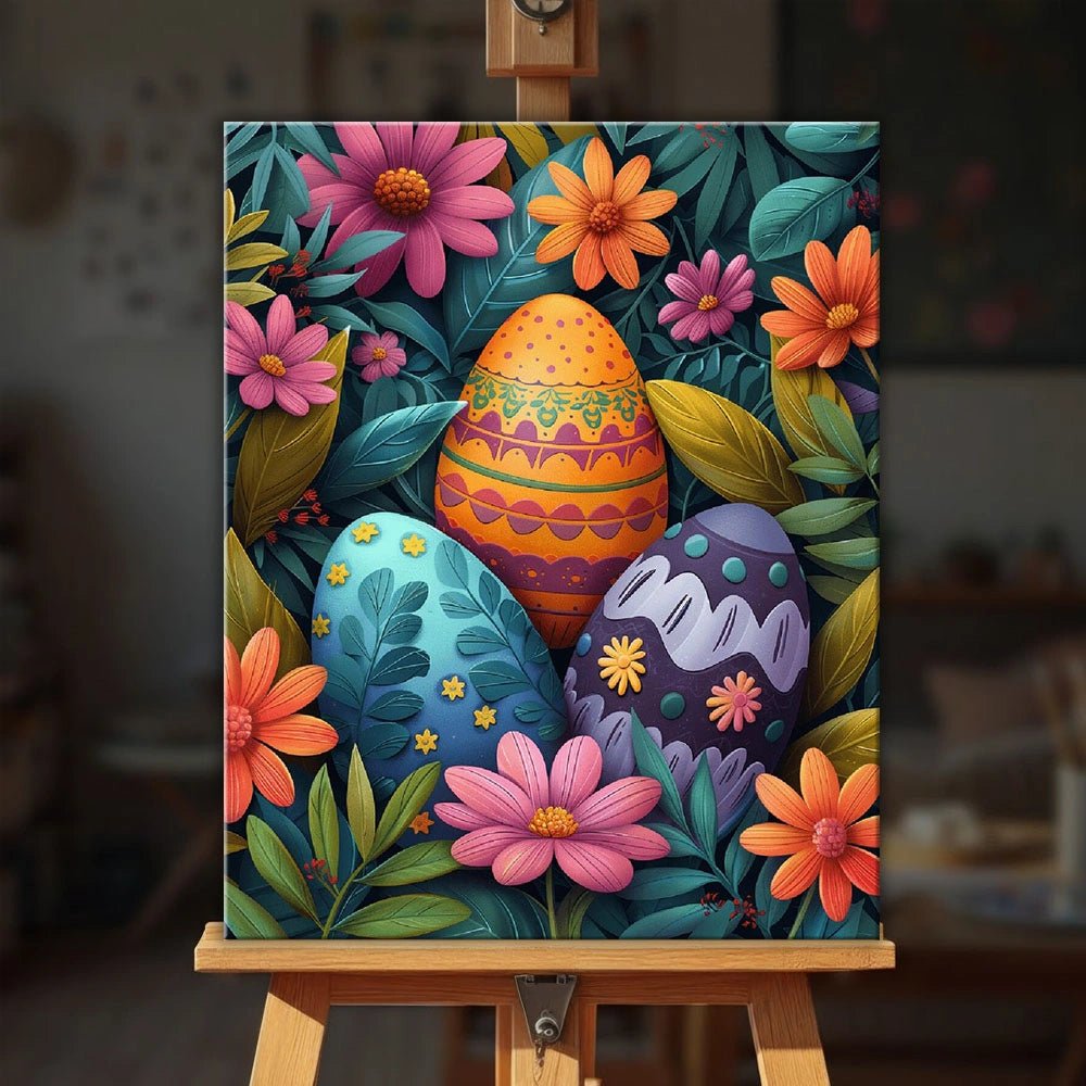 Huevos de Pascua florecientes