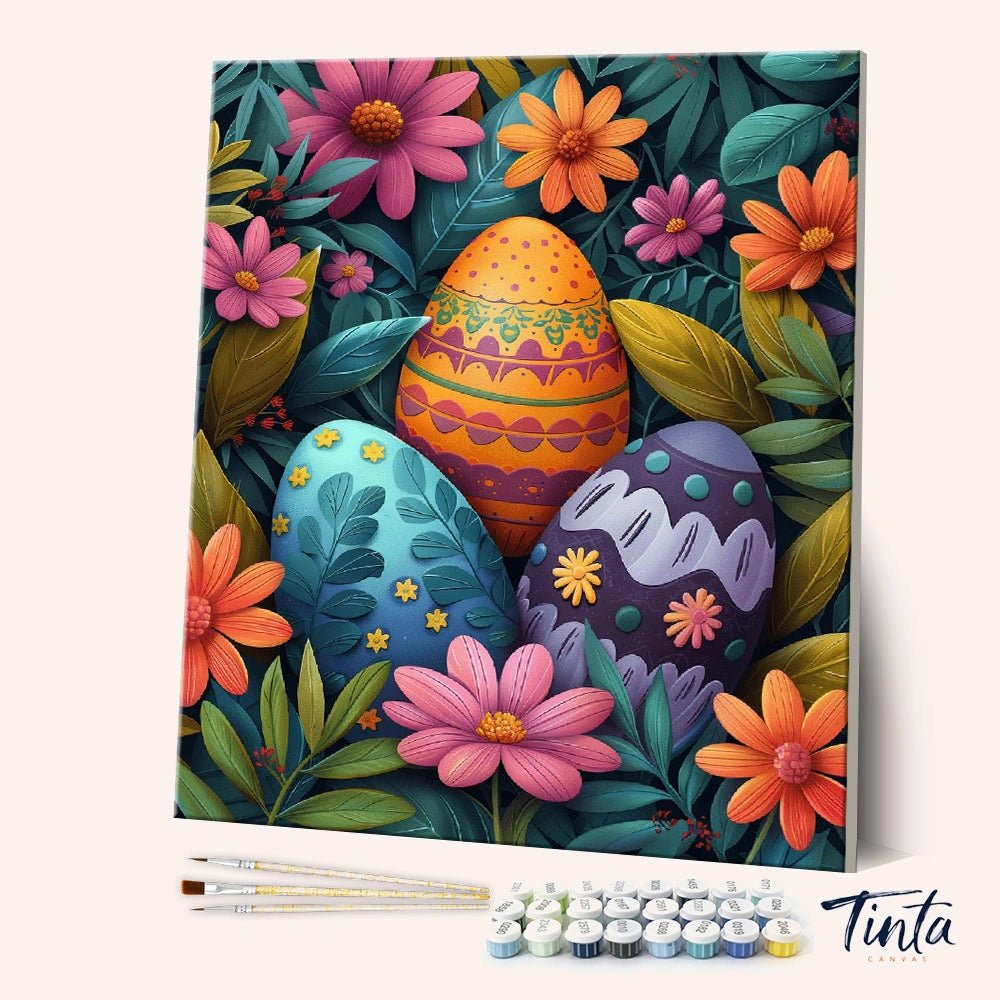 Huevos de Pascua florecientes