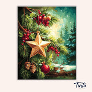 Evergreen Star paint by numbers kit