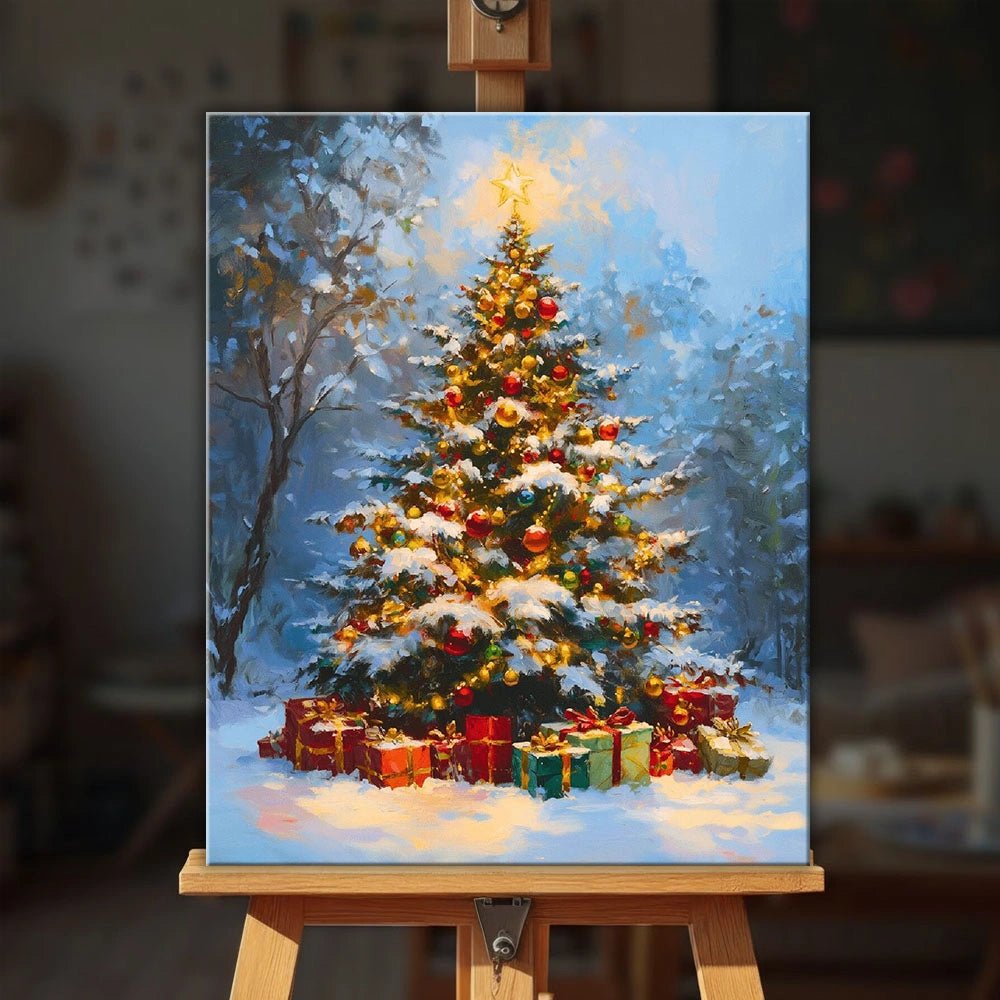 Resplandor navideño silencioso