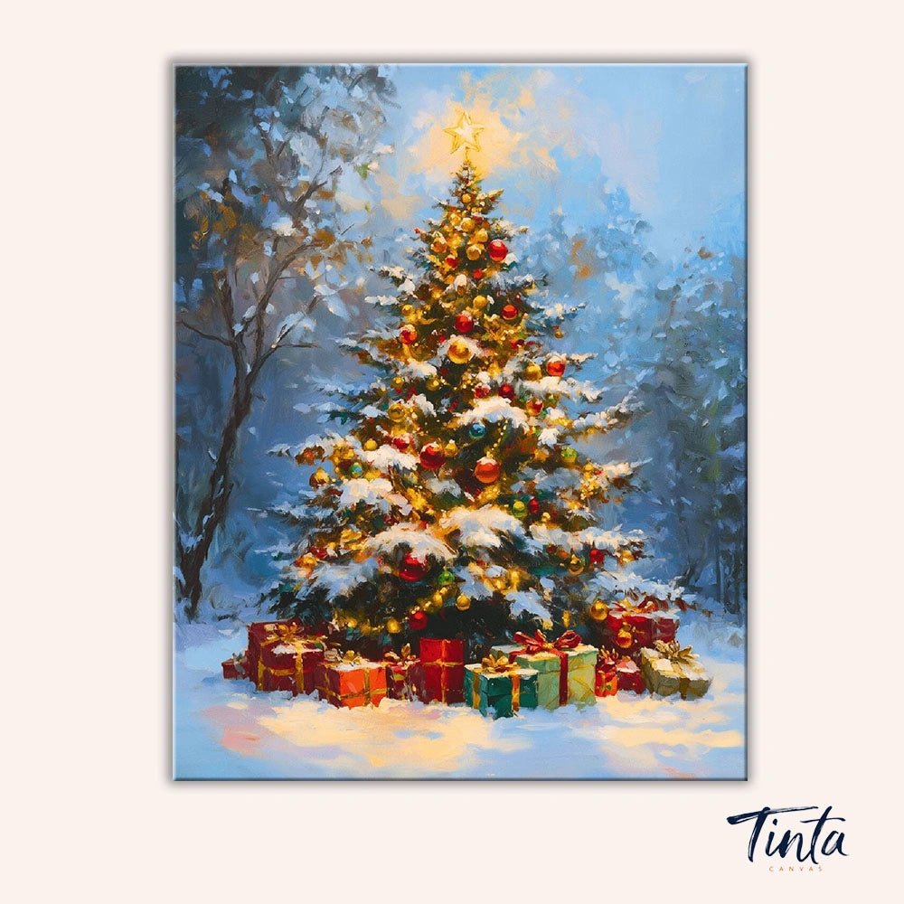 Resplandor navideño silencioso