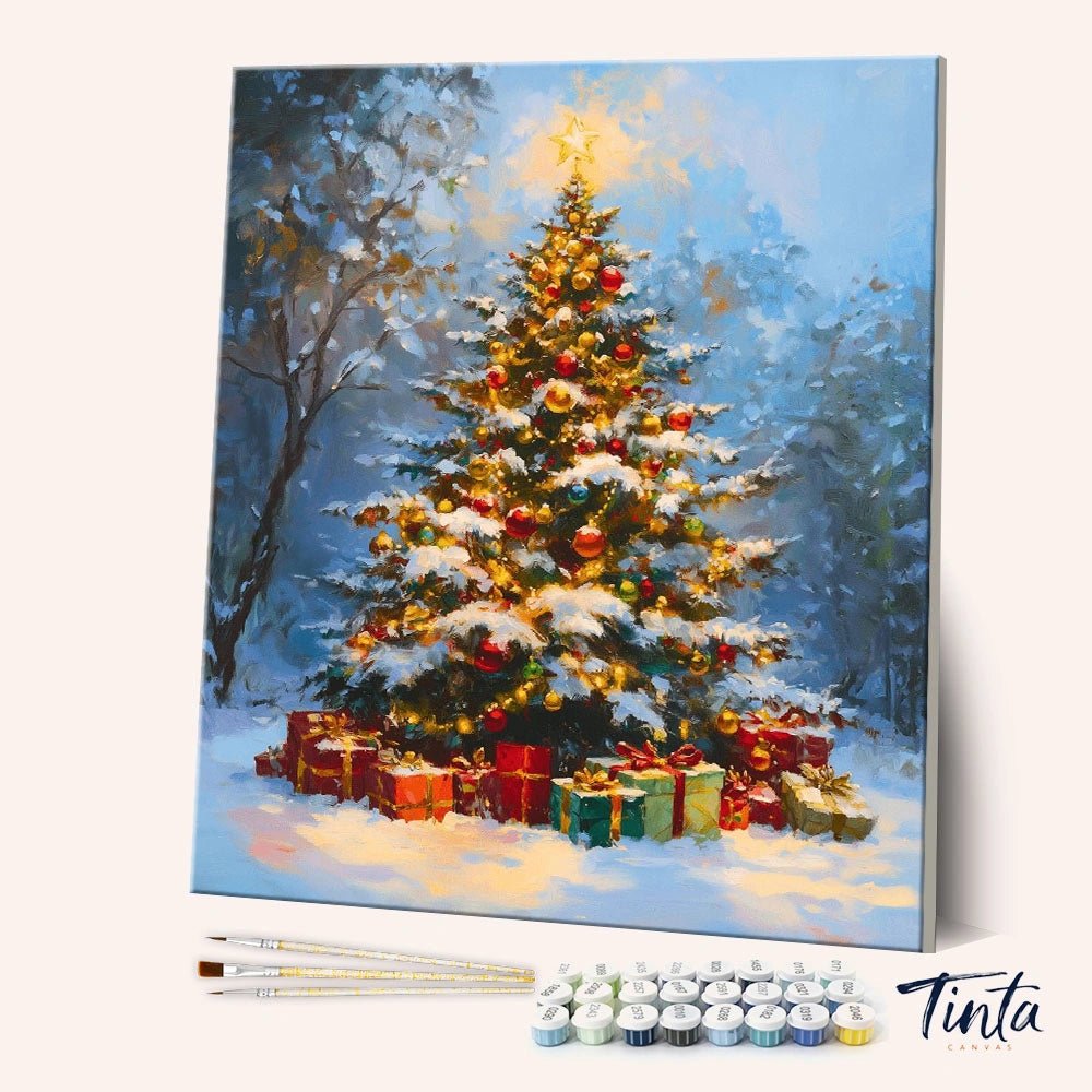 Resplandor navideño silencioso