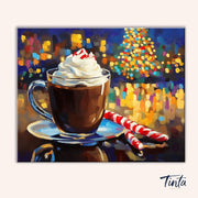 Citylight Cocoa Night paint by numbers kit