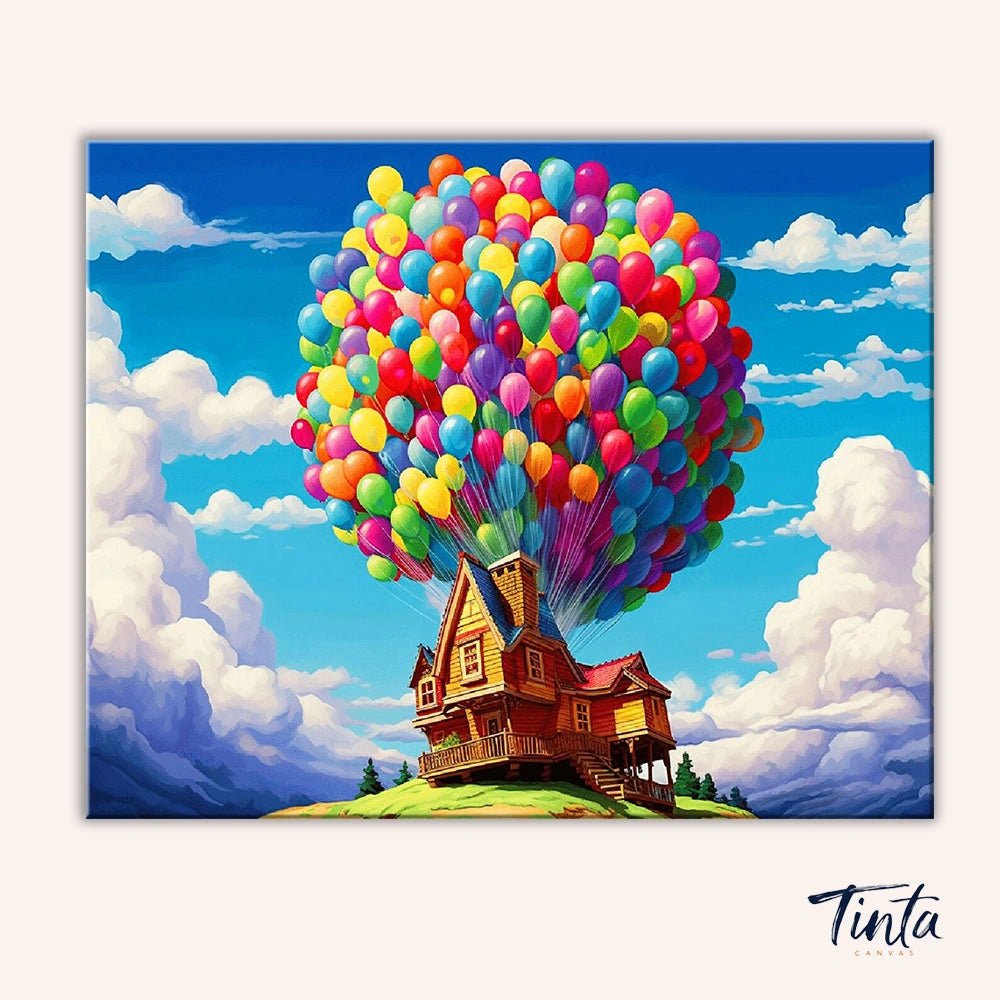 Casa de ensueño en el cielo