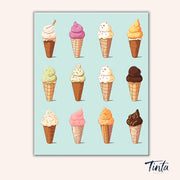 Sweet Scoop Parade paint by numbers kit