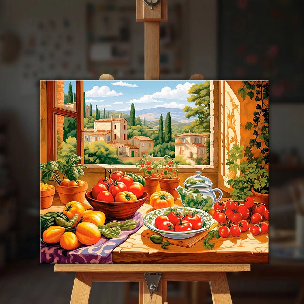 Ventana de jardín toscano