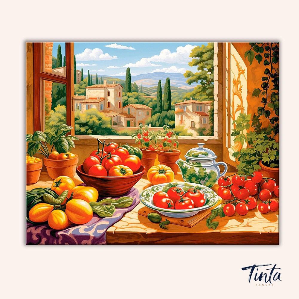 Ventana de jardín toscano