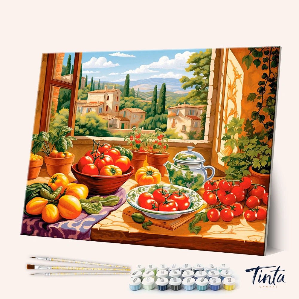 Ventana de jardín toscano