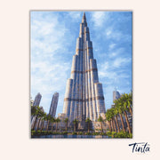 Burj Khalifa paint by numbers kit