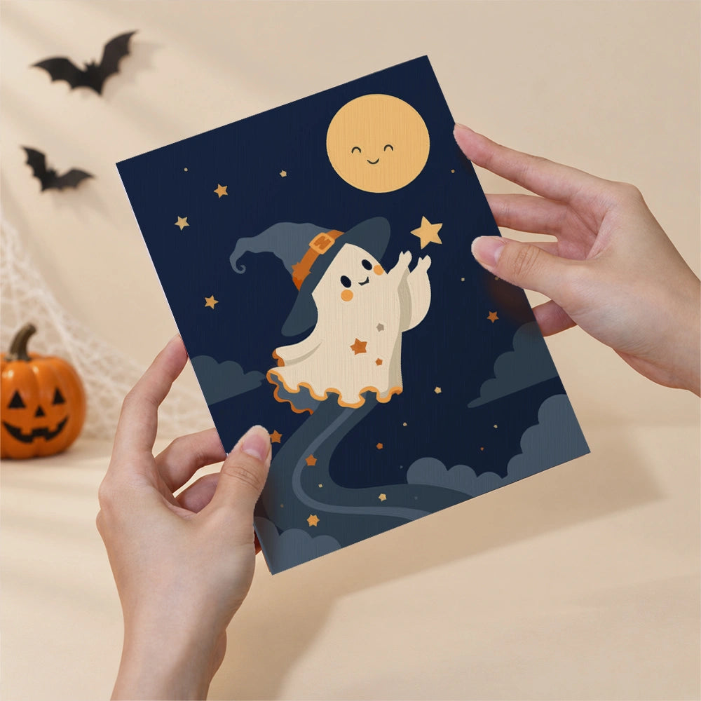 Little Witch Ghosts - Mini Paint by Numbers (6 Pieces)