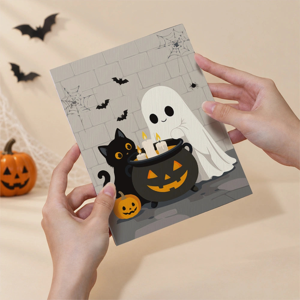 Ghostly Companions - Mini Paint by Numbers (6 Pieces)