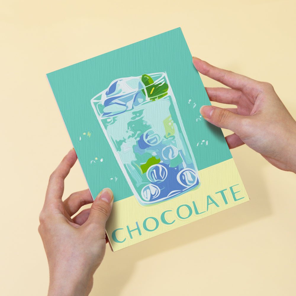 Chocolate Treats - Mini Paint by Numbers Kit (6 Pieces) paint by numbers kit
