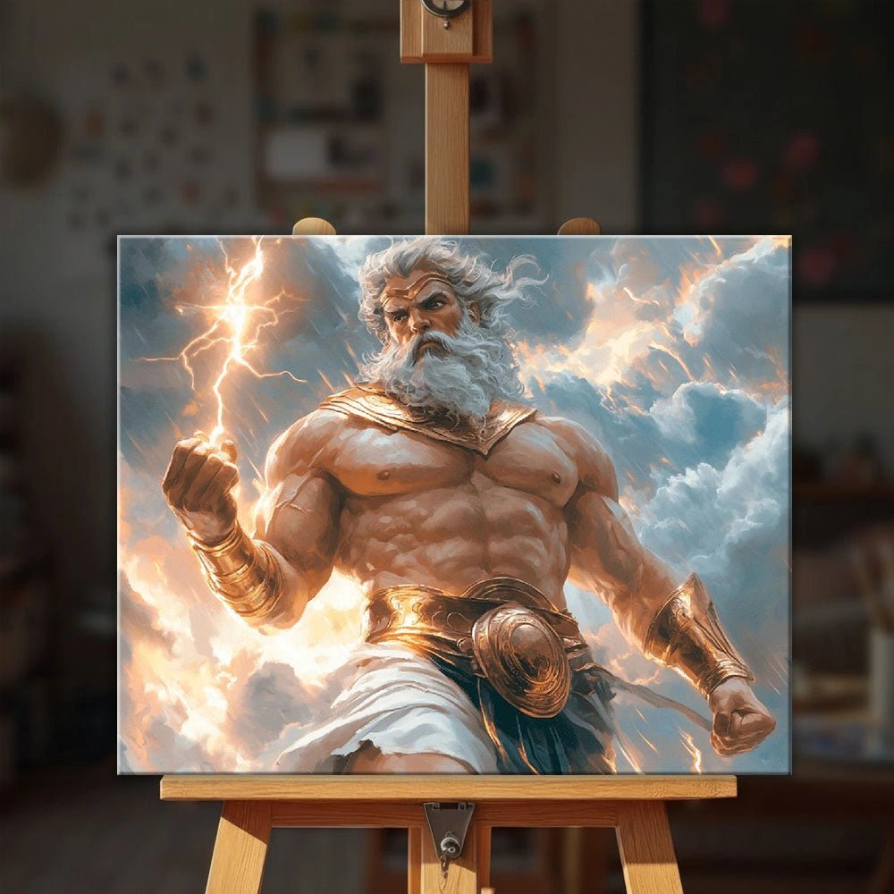 Thunder King paint by numbers kit