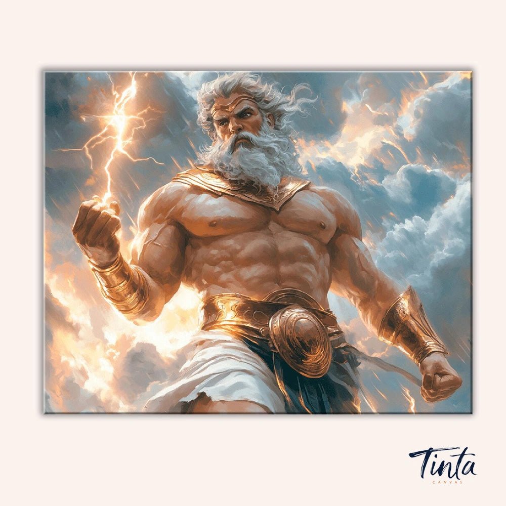 Thunder King paint by numbers kit