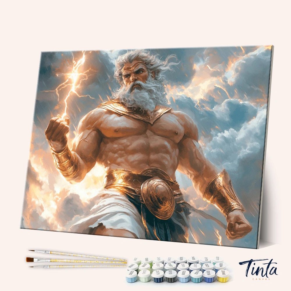 Thunder King paint by numbers kit