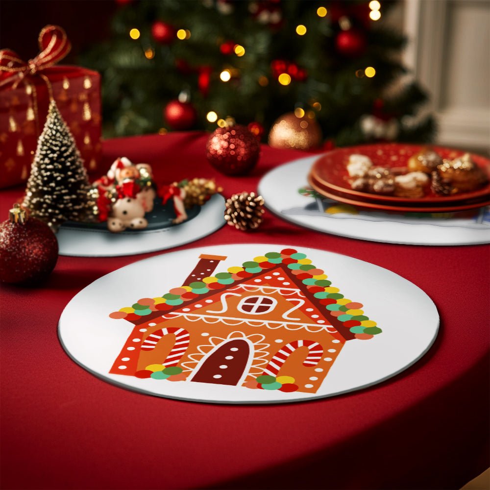 Gingerbread Wonderland (4 Pieces) paint by numbers kit