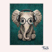 The Gentle Listener paint by numbers kit