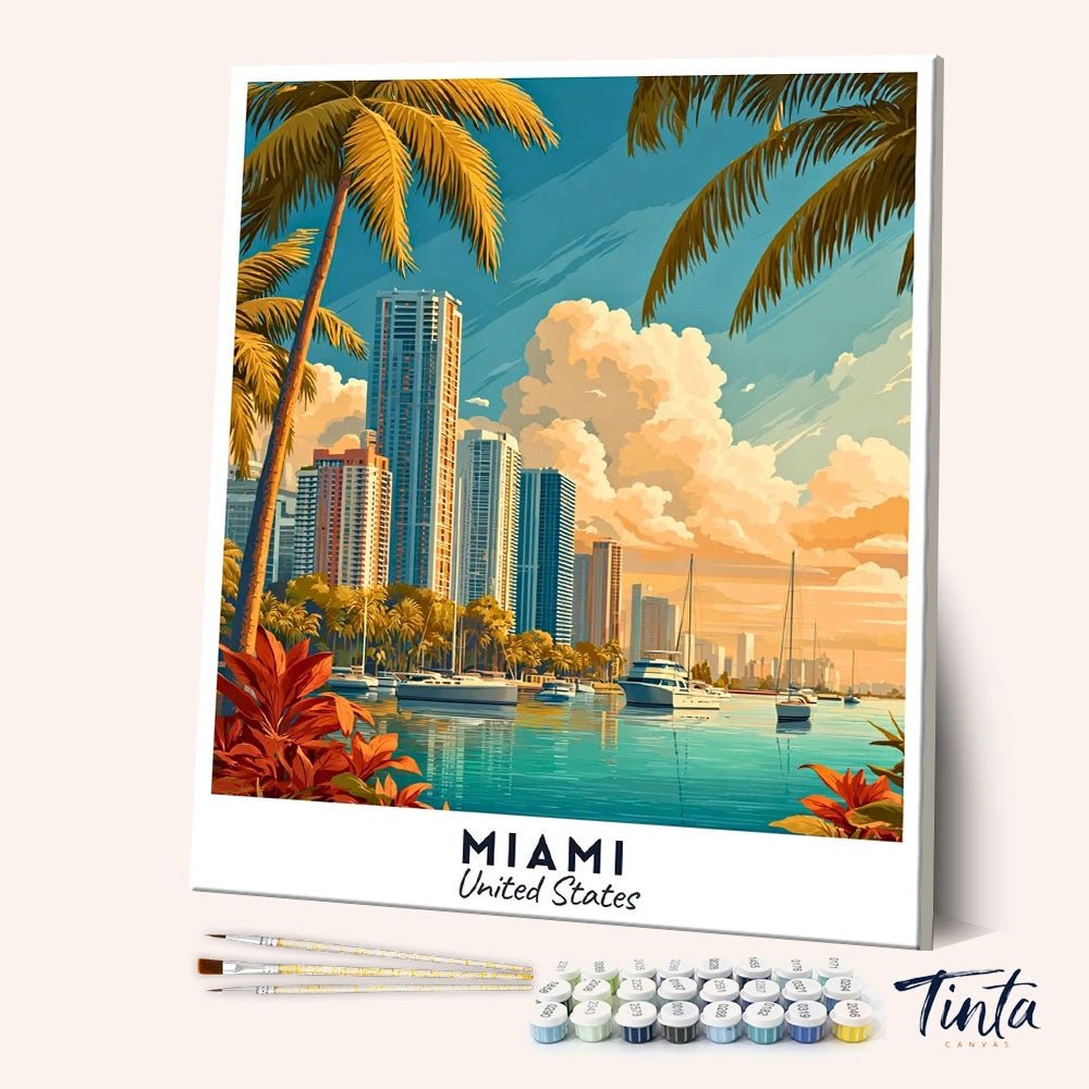 Miami - Póster de viaje