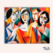 Faces of Her Story paint by numbers kit