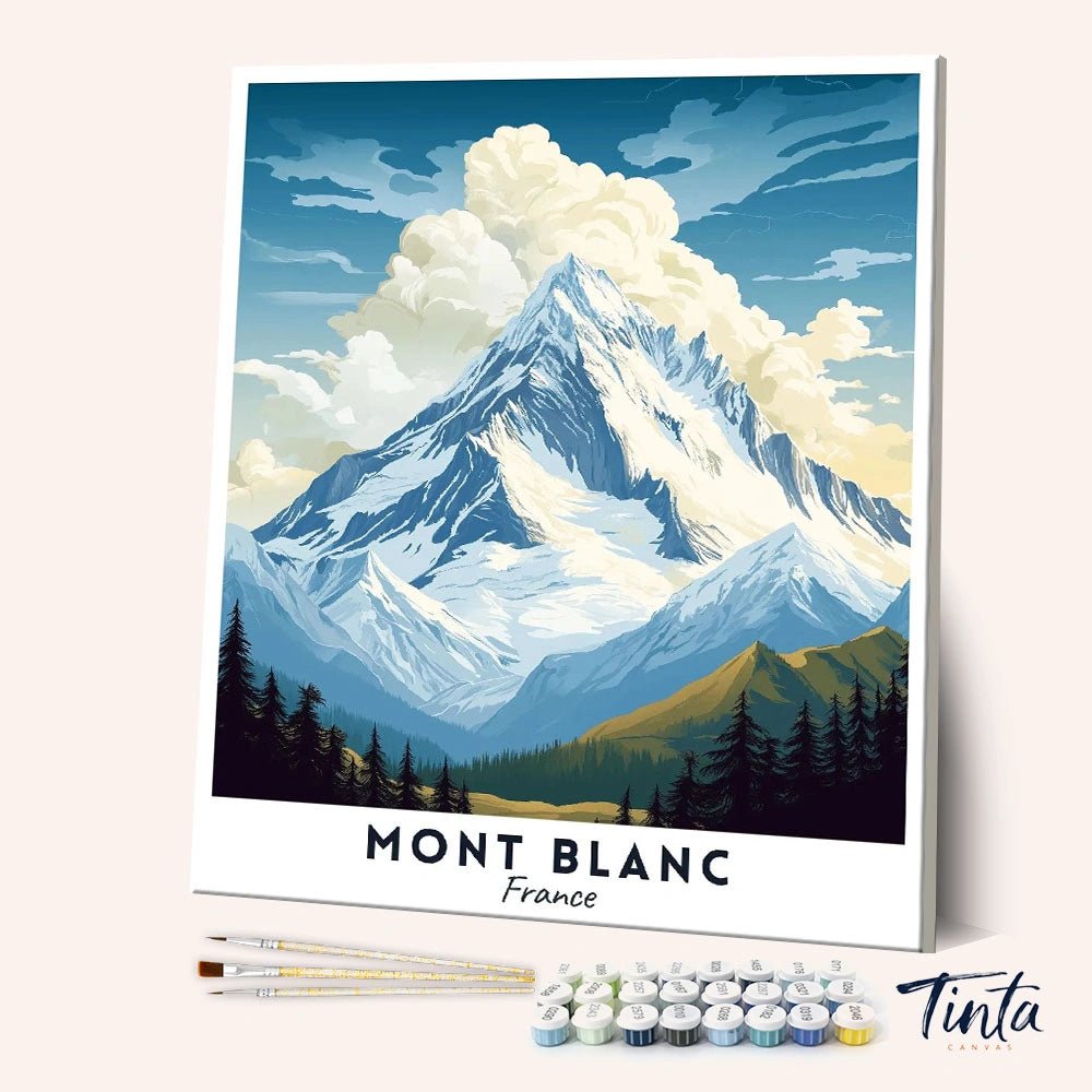 Mont Blanc - Póster de viaje