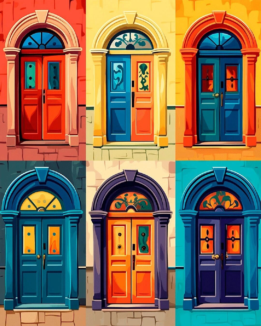 Choosing a Path paint by numbers kit