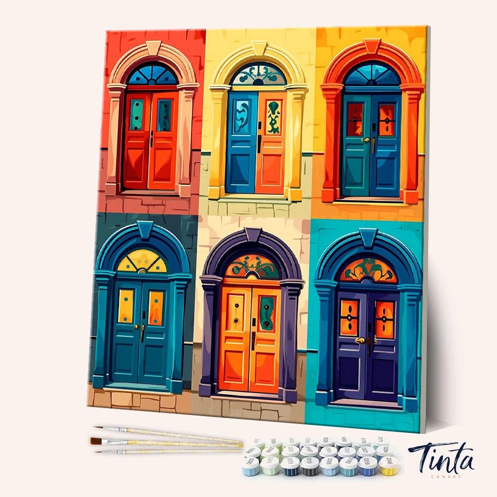 Choosing a Path paint by numbers kit