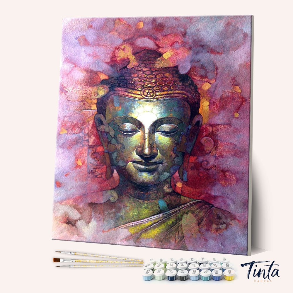 Buddha paint by numbers kit