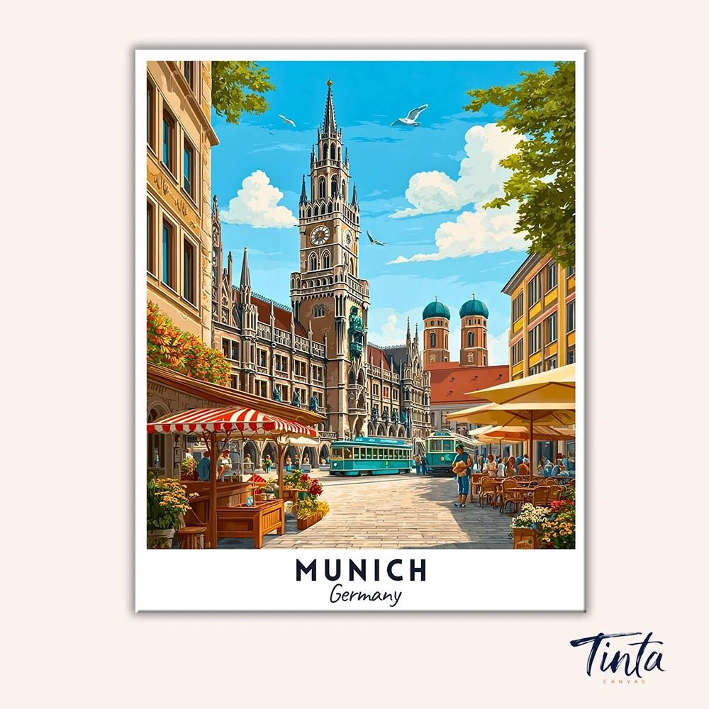 Múnich - Póster de viaje