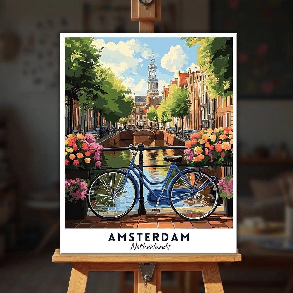 Ámsterdam - Póster de viaje